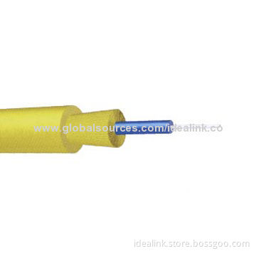 Tight buffer fiber strengthened by aramid yarn with a flexible outer jacketNew